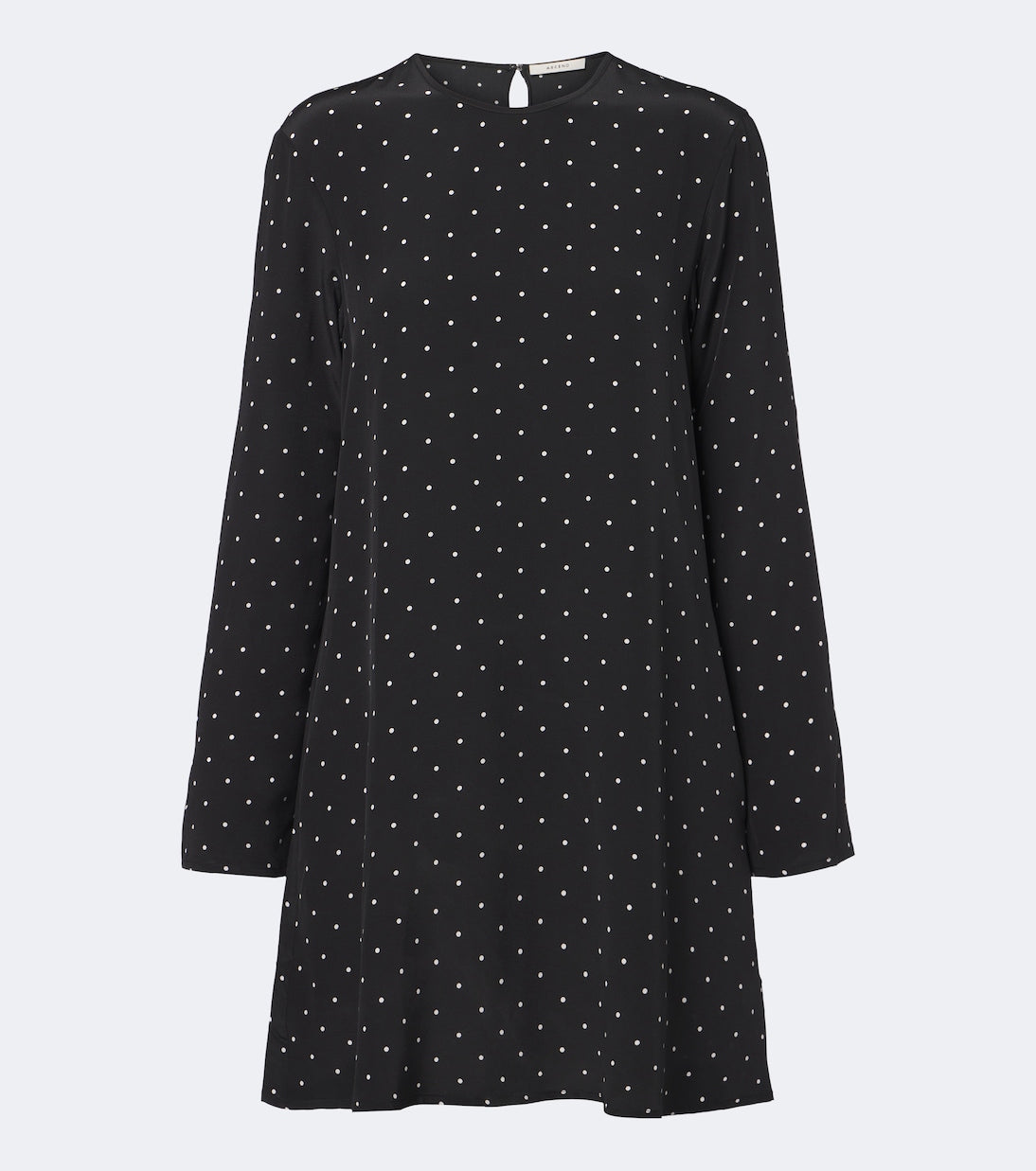 Asceno - Larissa polka-dot silk minidress