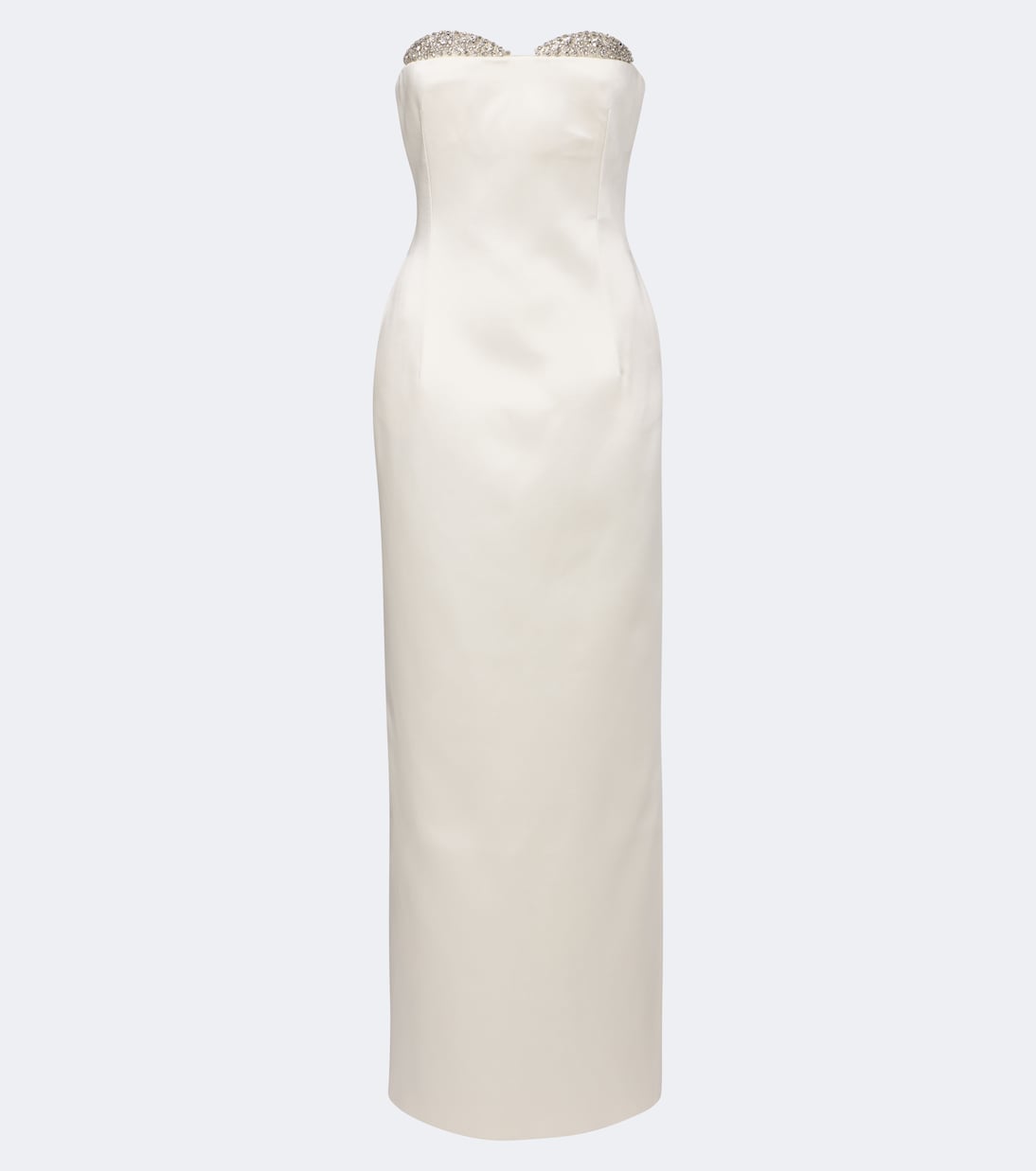 The New Arrivals Ilkyaz Ozel - Noelie embellished satin bustier gown