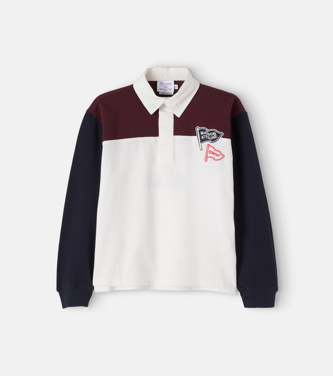 Bonpoint - x Maison Kitsuné Mederic piqué polo shirt