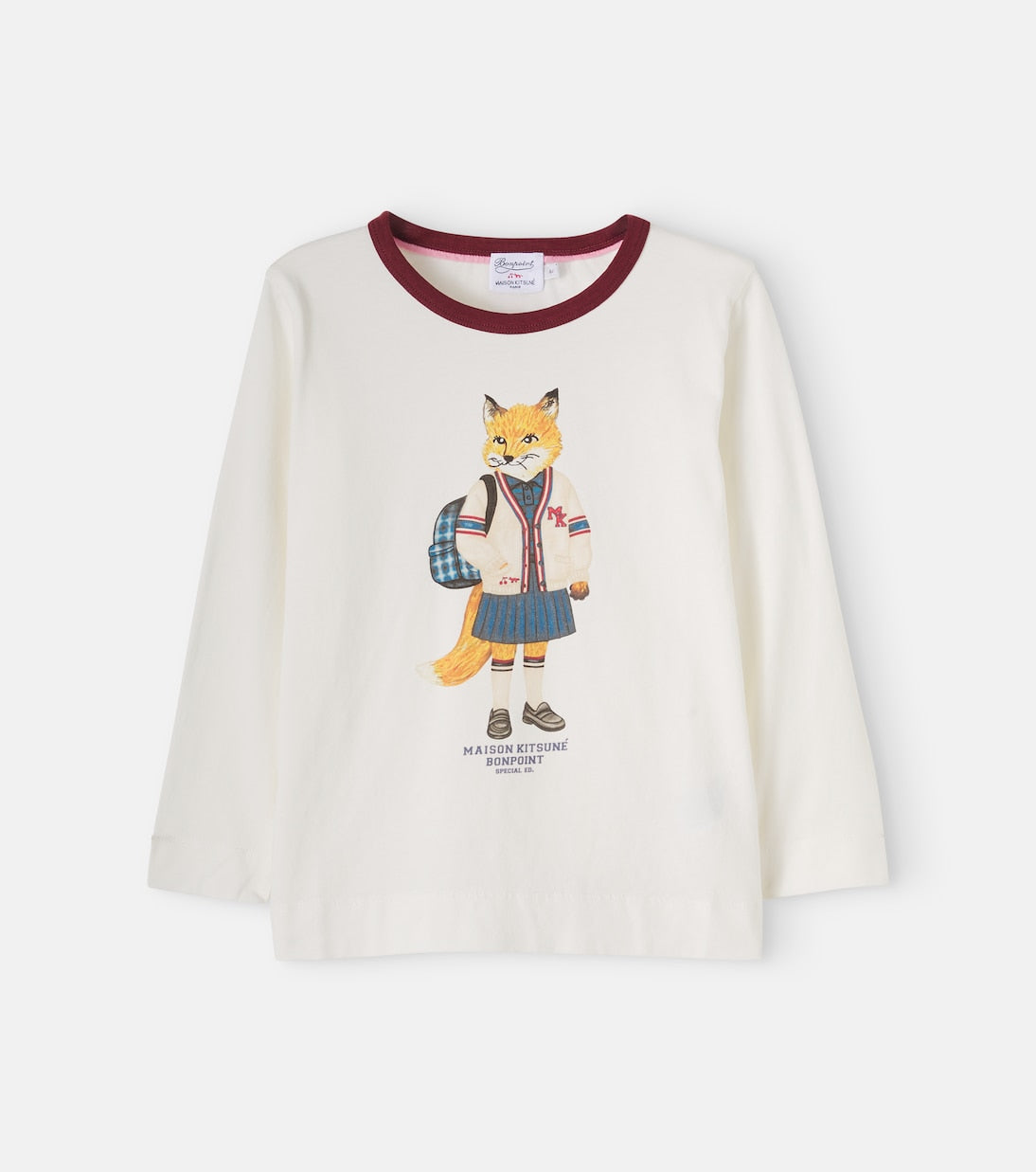 Bonpoint - x Maison Kitsuné printed cotton jersey T-shirt