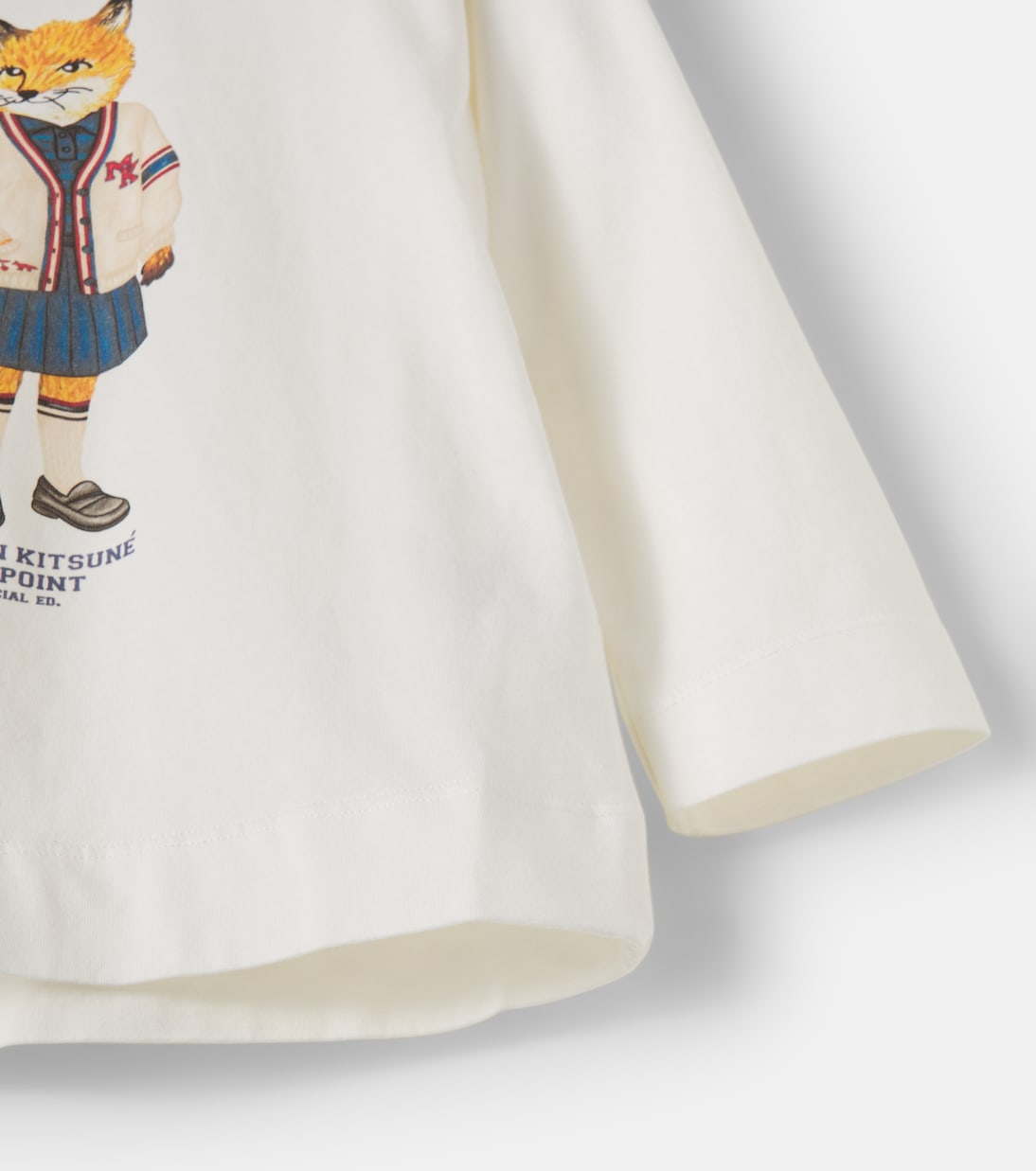 Bonpoint - x Maison Kitsuné printed cotton jersey T-shirt