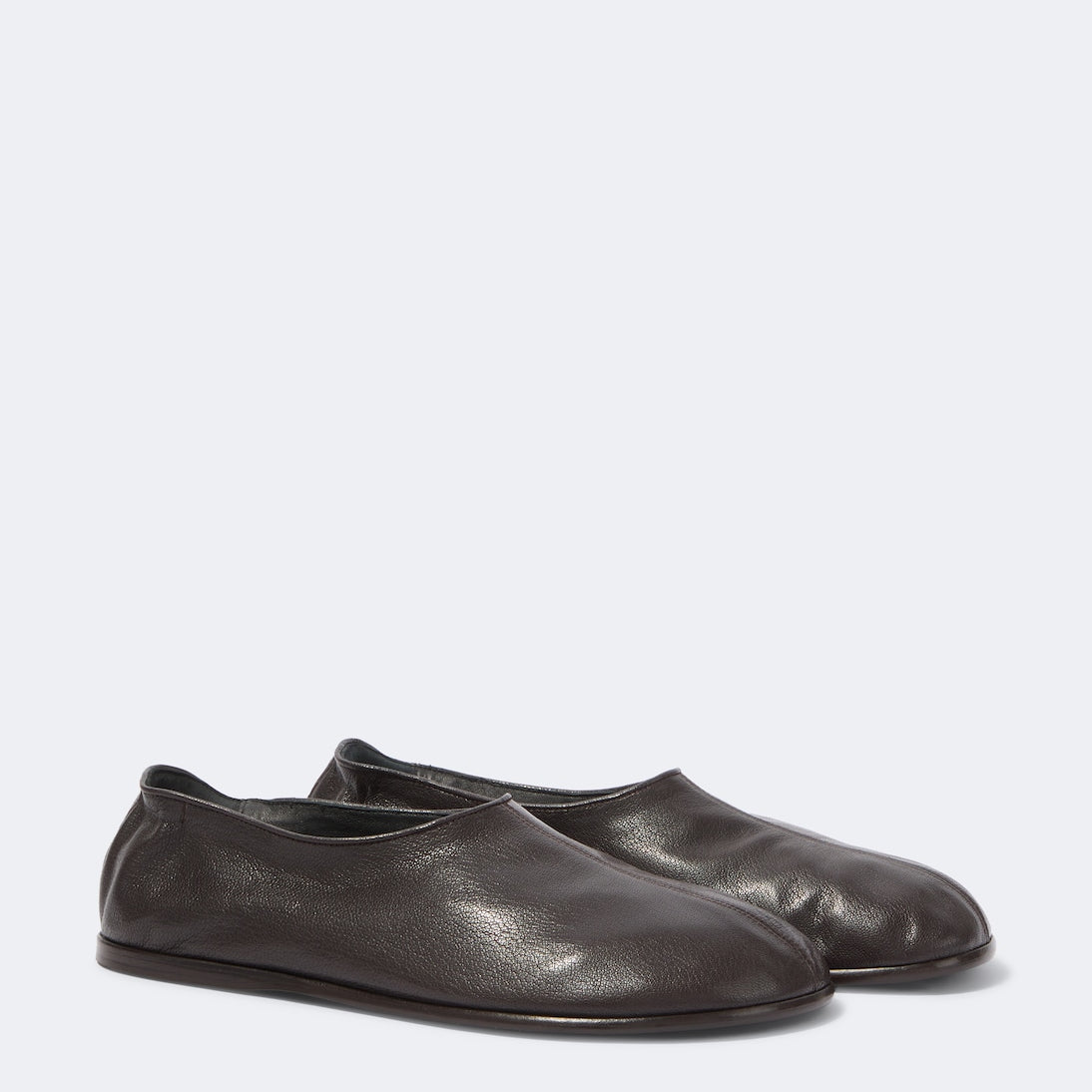 Lemaire - Leather slip-on shoes