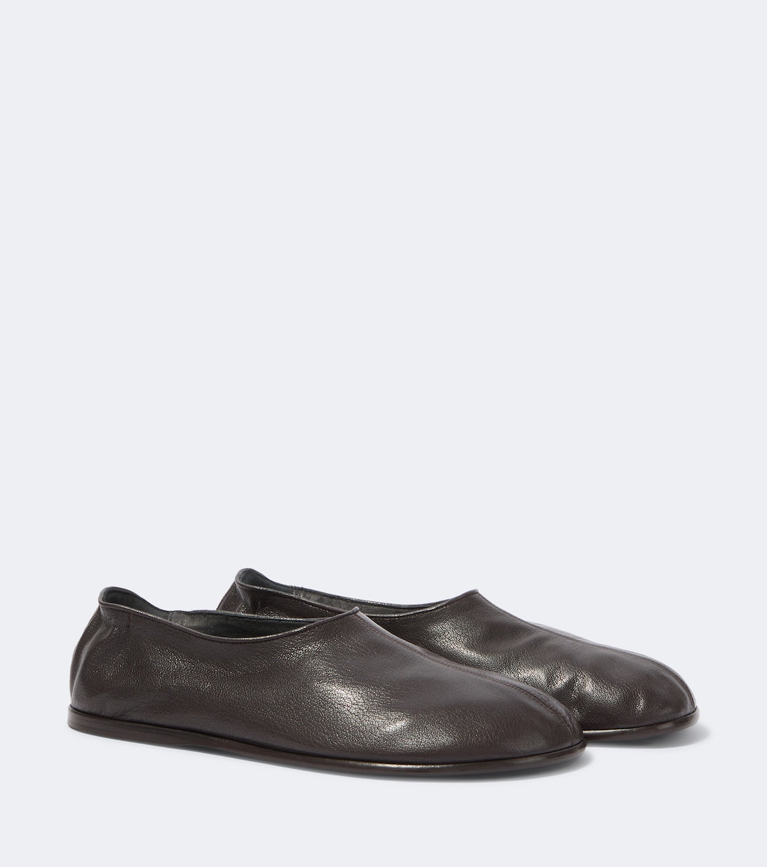 Lemaire - Leather slip-on shoes