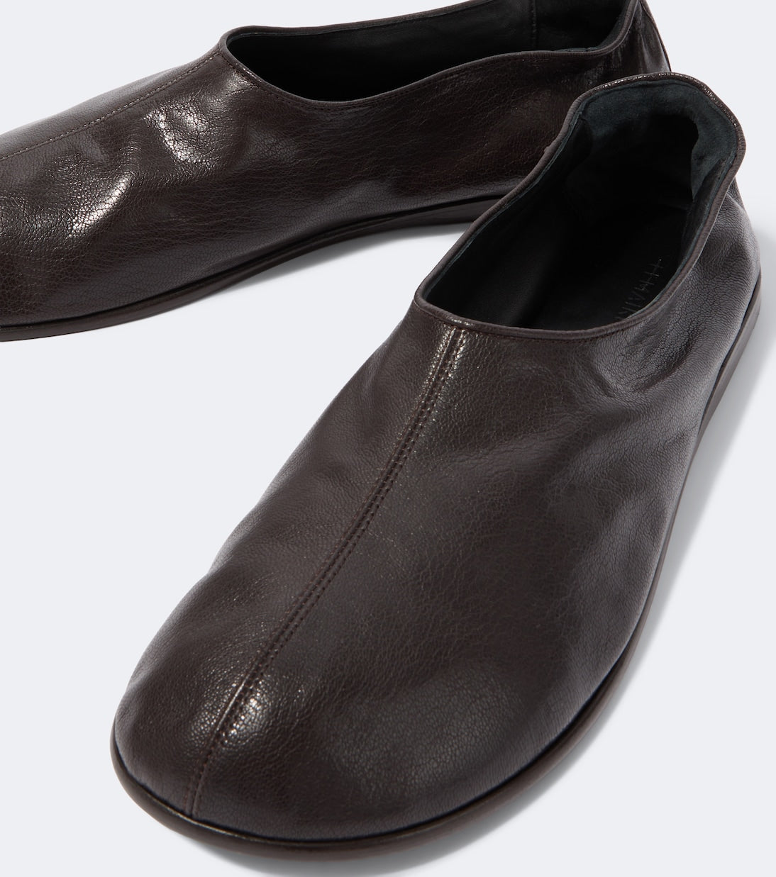 Lemaire - Leather slip-on shoes