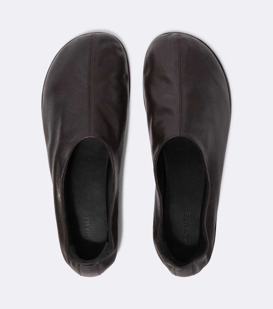 Lemaire - Leather slip-on shoes