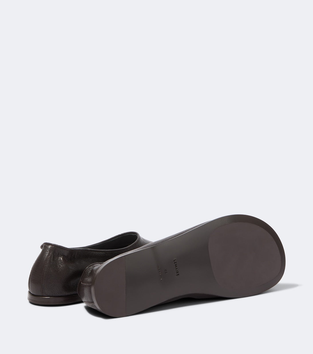 Lemaire - Leather slip-on shoes