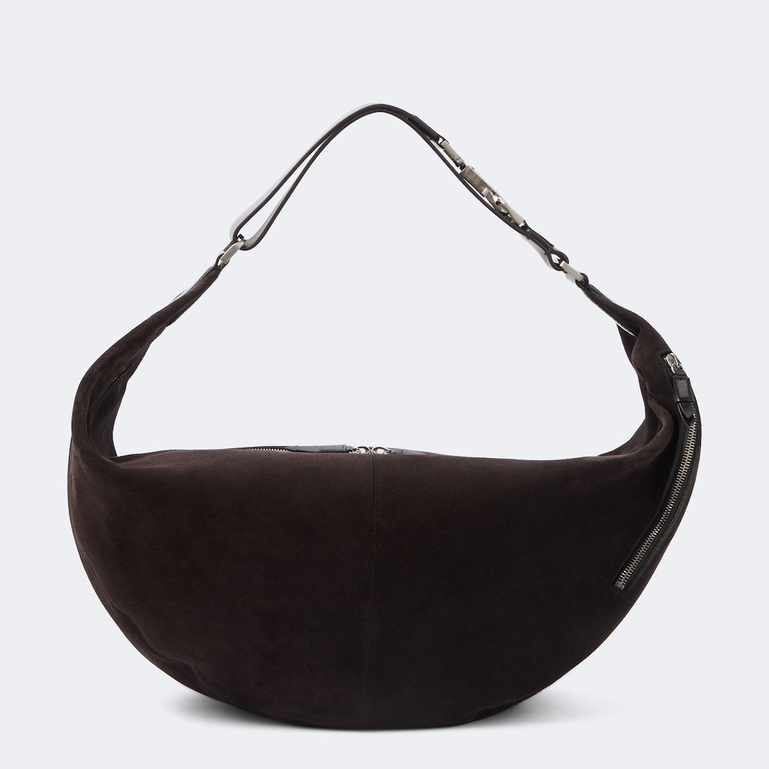 Lemaire - Quiver Clip Large suede shoulder bag