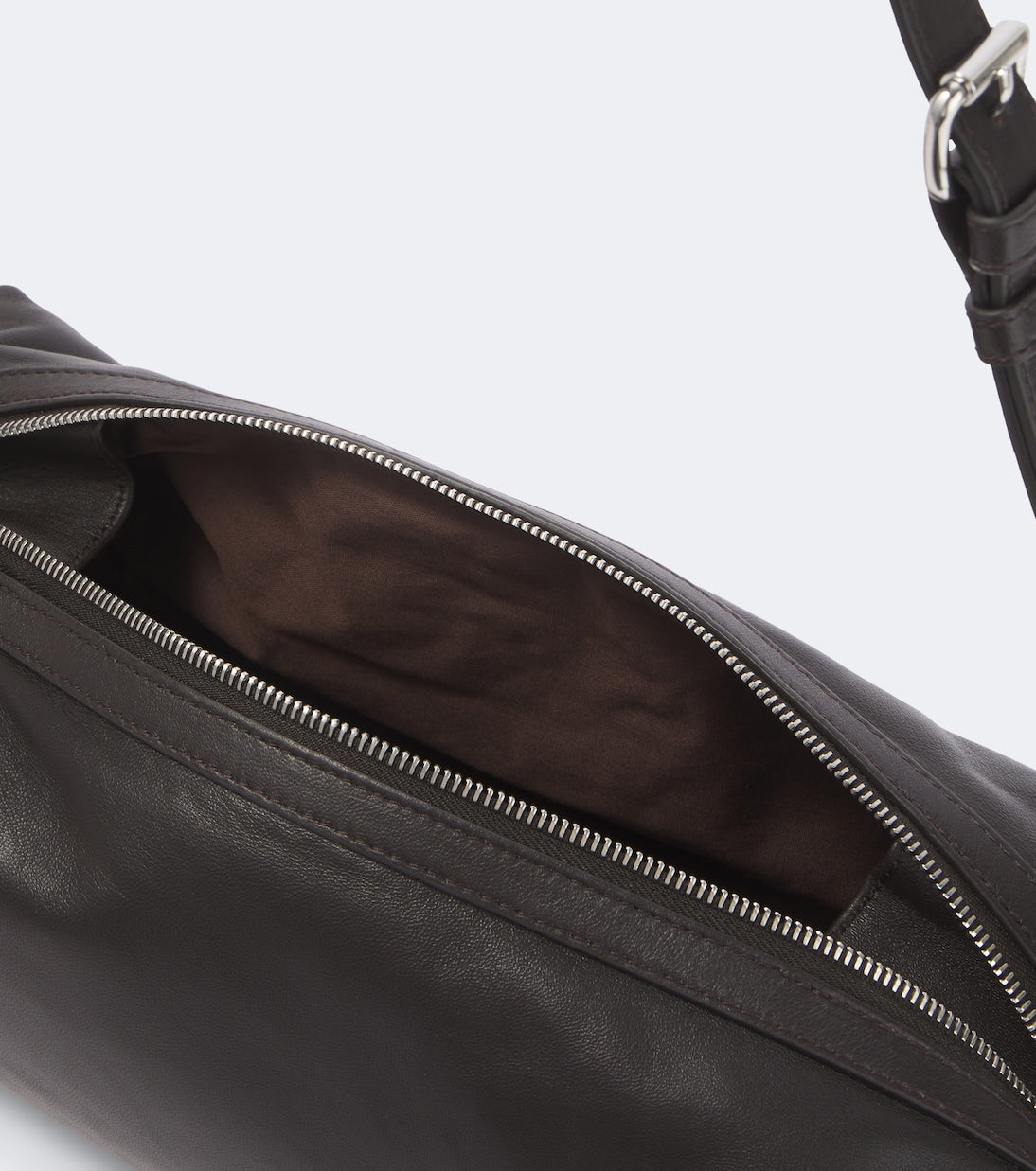 Lemaire - Care leather shoulder bag