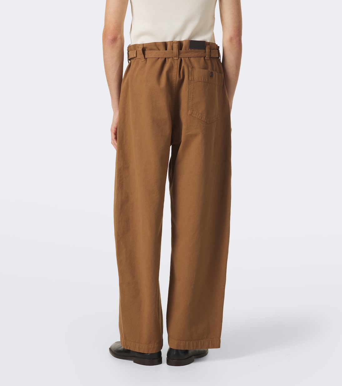 Lemaire - Cotton twill barrel-leg pants