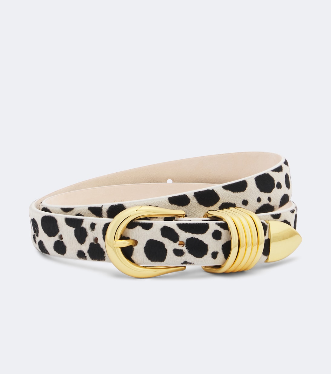 Déhanche - Hollyhock calf hair belt