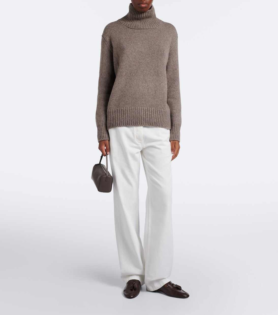 The Row - '90s leather top-handle bag