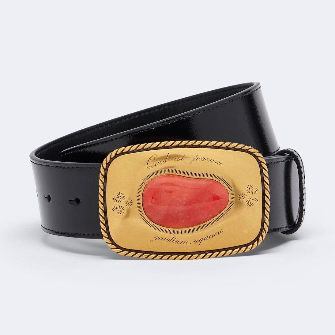 Valentino Garavani - Embellished leather belt