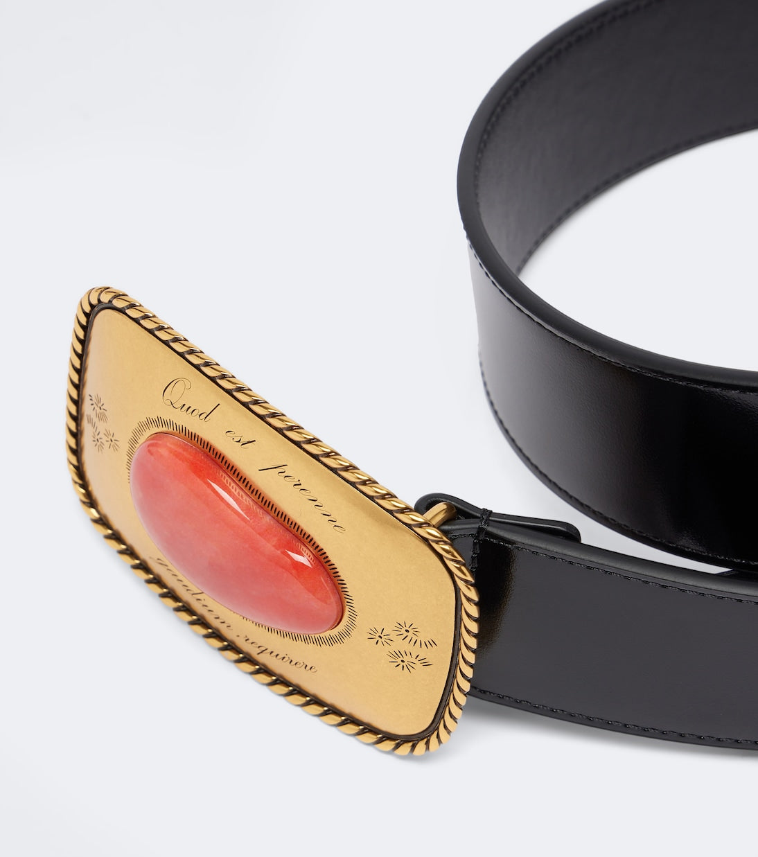 Valentino Garavani - Embellished leather belt