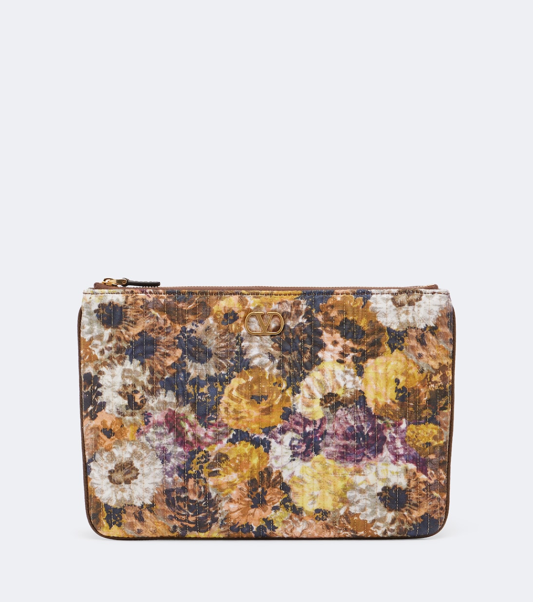 Valentino Garavani - VLogo Small floral jacquard pouch