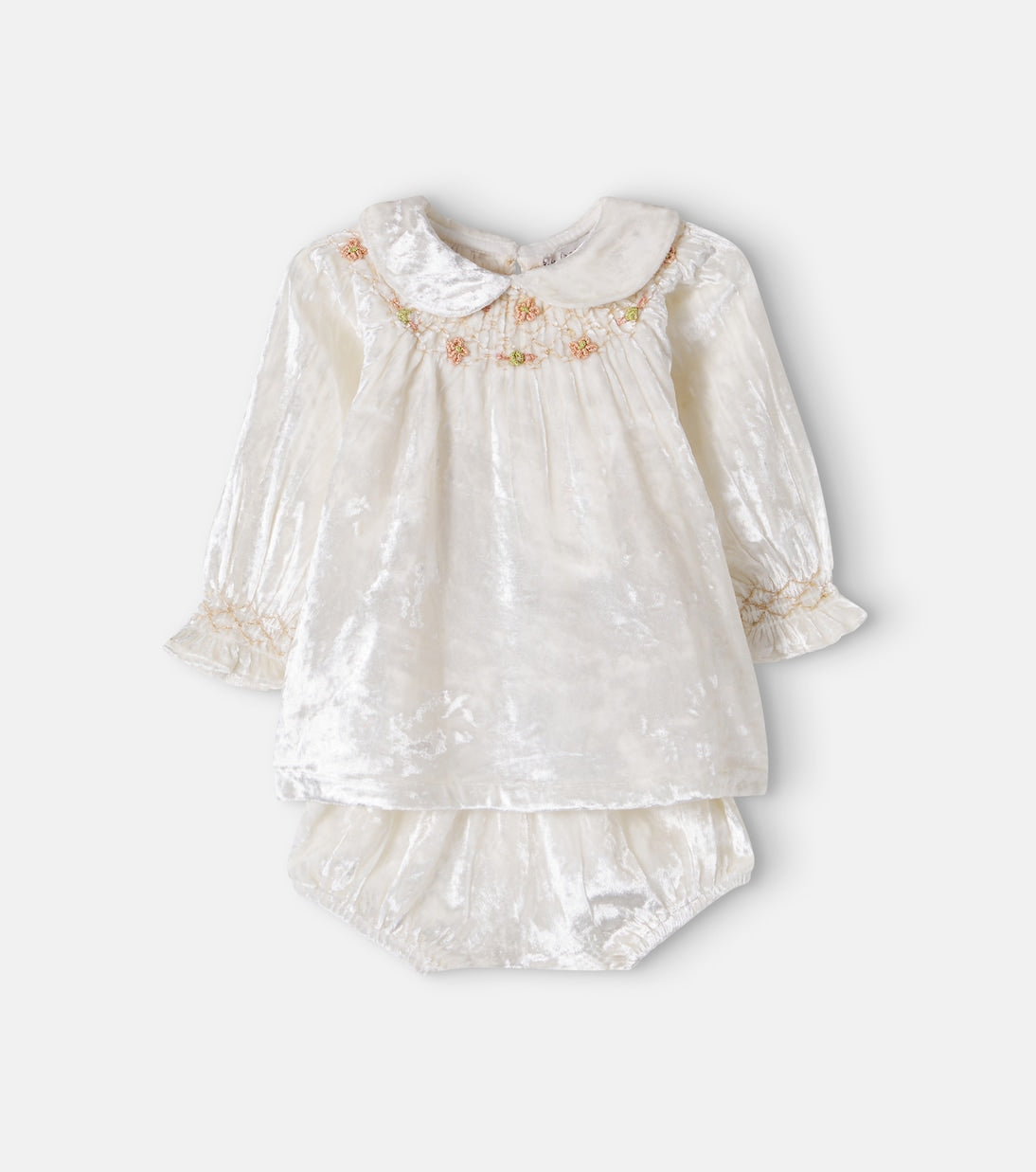 Bebe Organic - Baby Harriet chenille dress and bloomers set