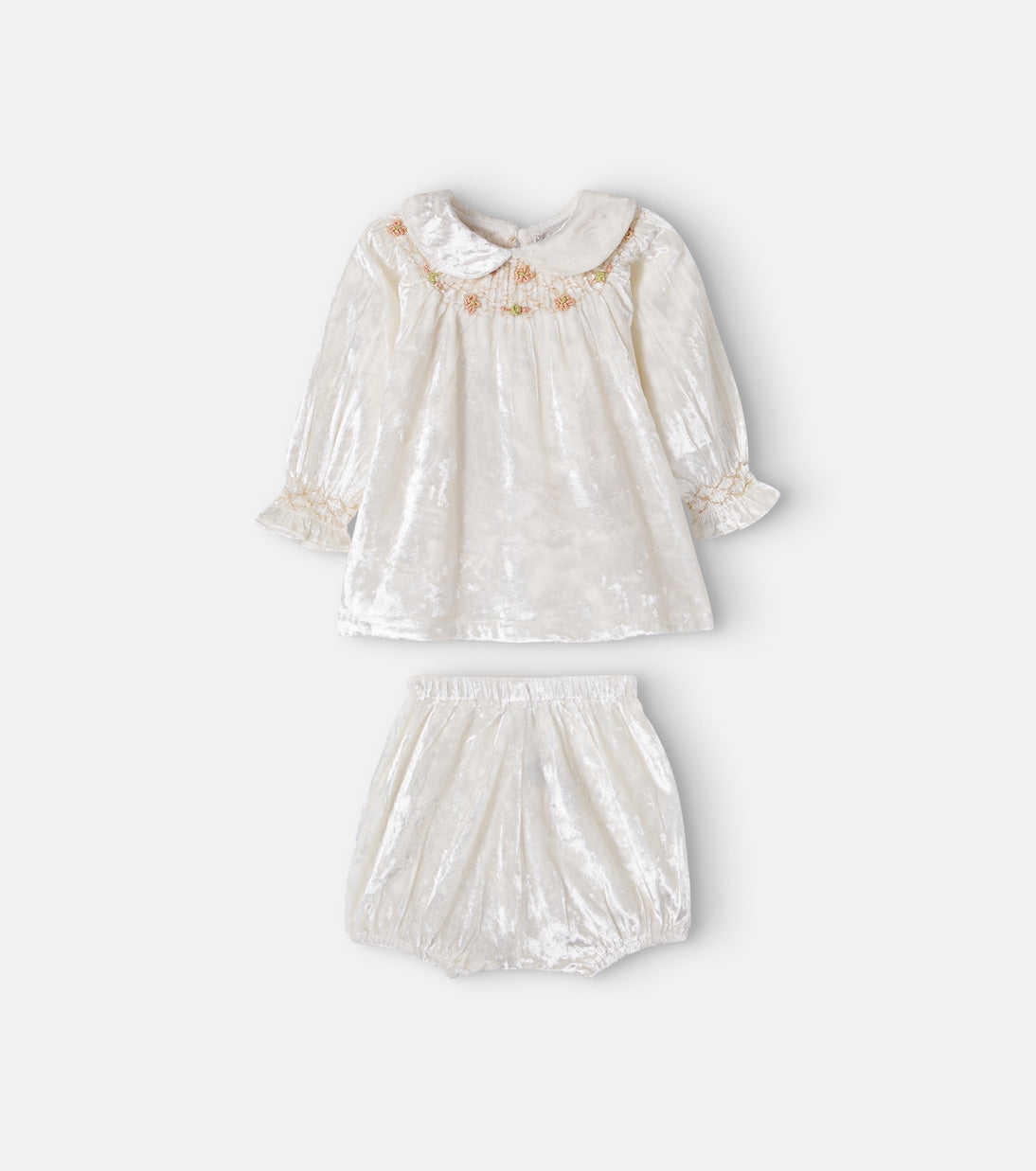 Bebe Organic - Baby Harriet chenille dress and bloomers set