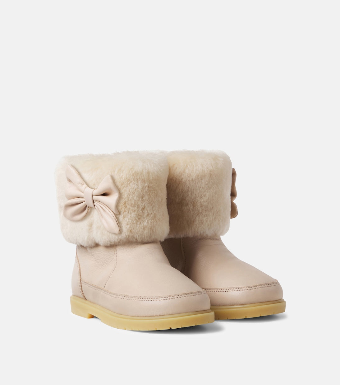 Donsje - Amarai shearling-trimmed leather boots