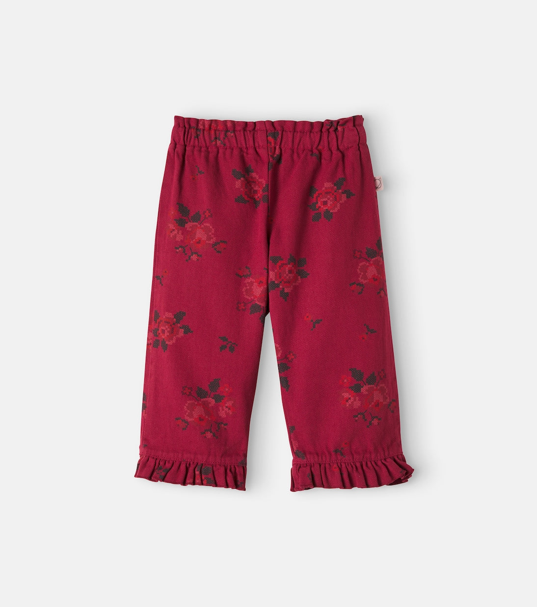 Cozmo - Baby floral cotton twill pants