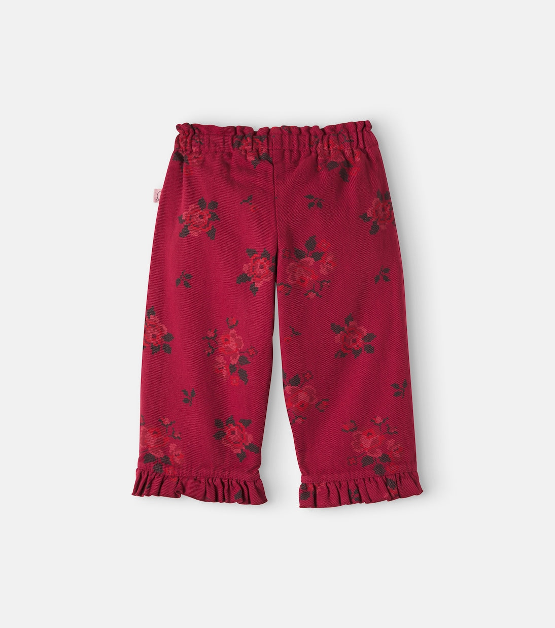 Cozmo - Baby floral cotton twill pants