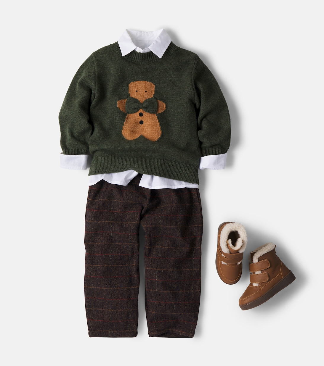 Donsje - Baby Denn wool jacquard sweater