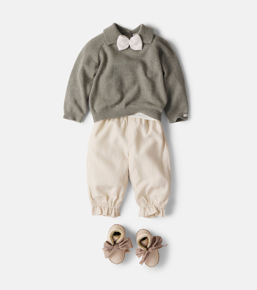 Donsje - Baby Thabo cotton and wool-blend polo sweater