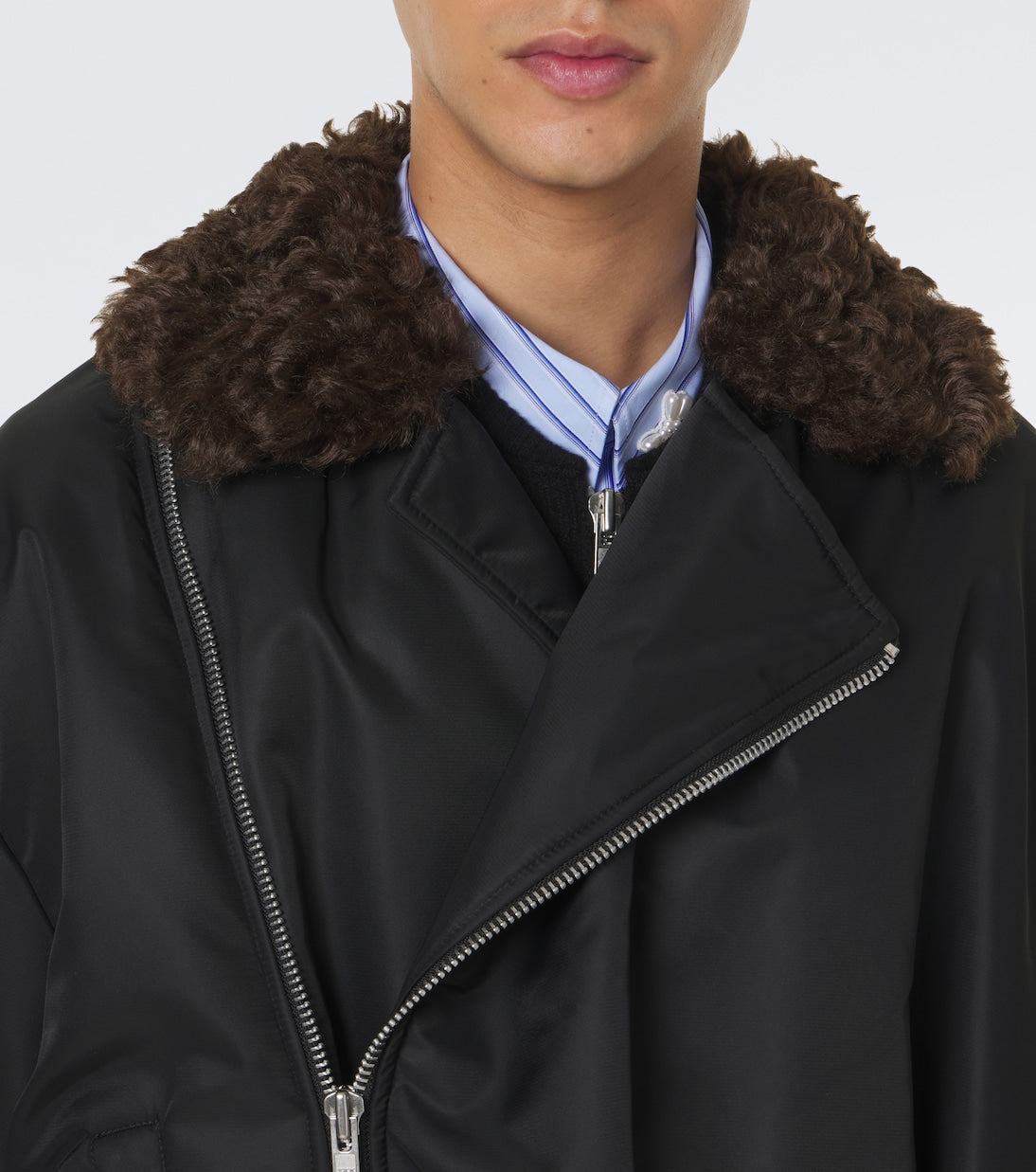 Simone Rocha - Asymmetric blouson jacket