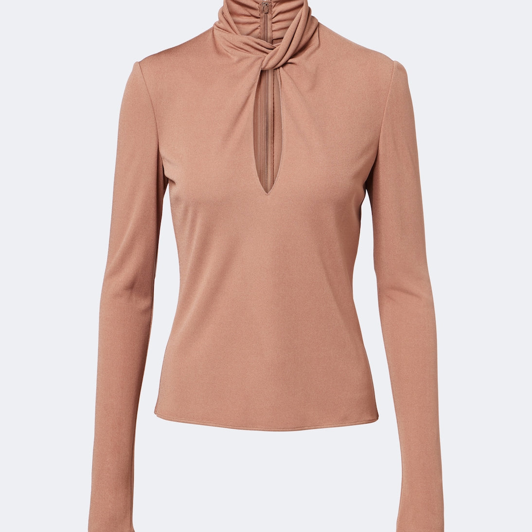 Valentino Garavani - Cutout jersey crêpe top