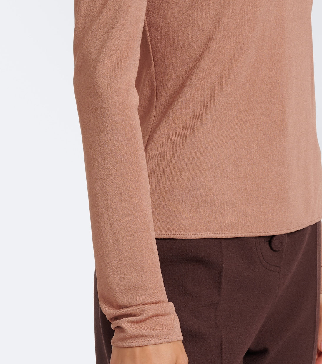 Valentino Garavani - Cutout jersey crêpe top