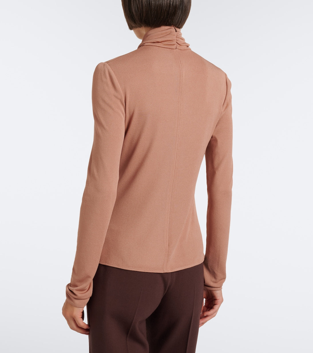 Valentino Garavani - Cutout jersey crêpe top