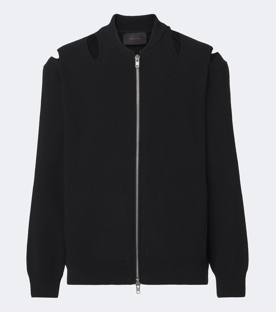 Simone Rocha - Cutout wool-blend zip-up cardigan