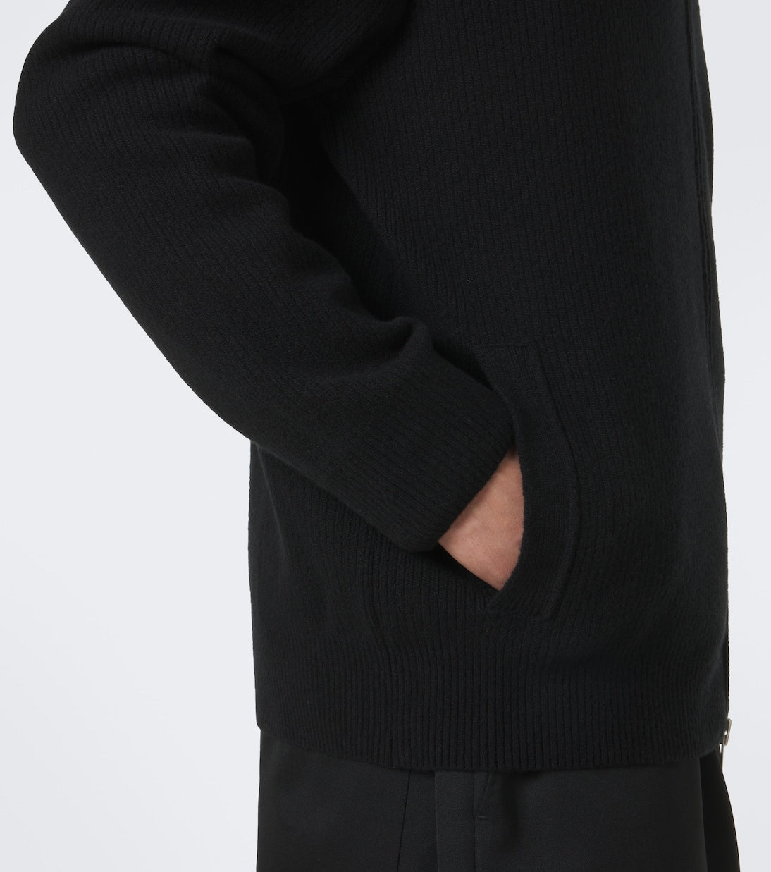 Simone Rocha - Cutout wool-blend zip-up cardigan