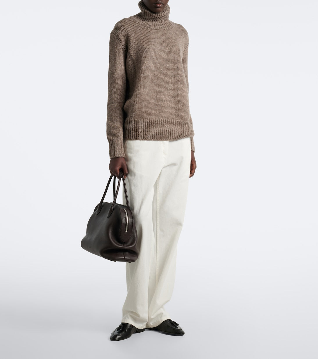 The Row - Agnes 15 leather tote bag