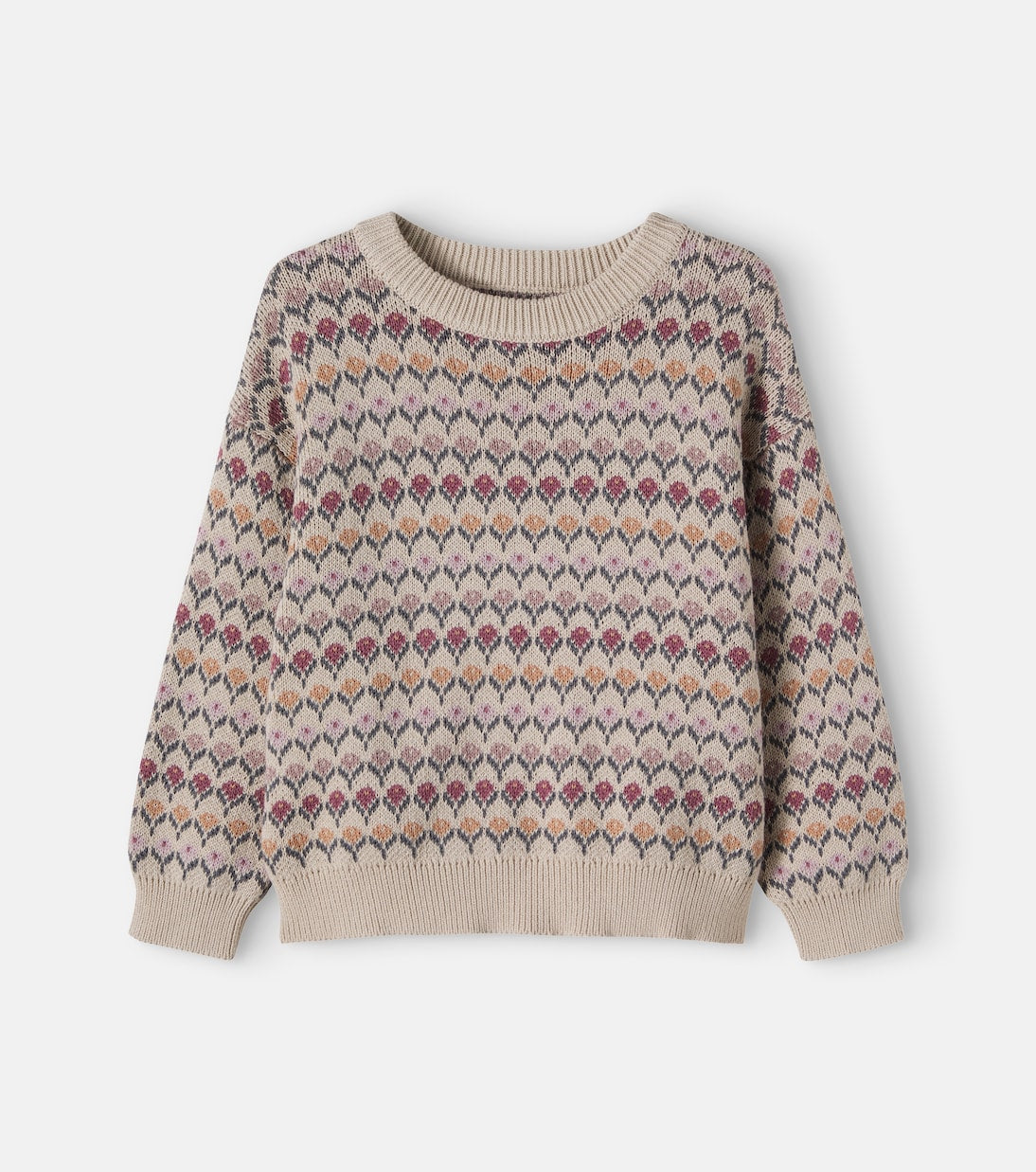 Wheat - Harlow floral cotton sweater