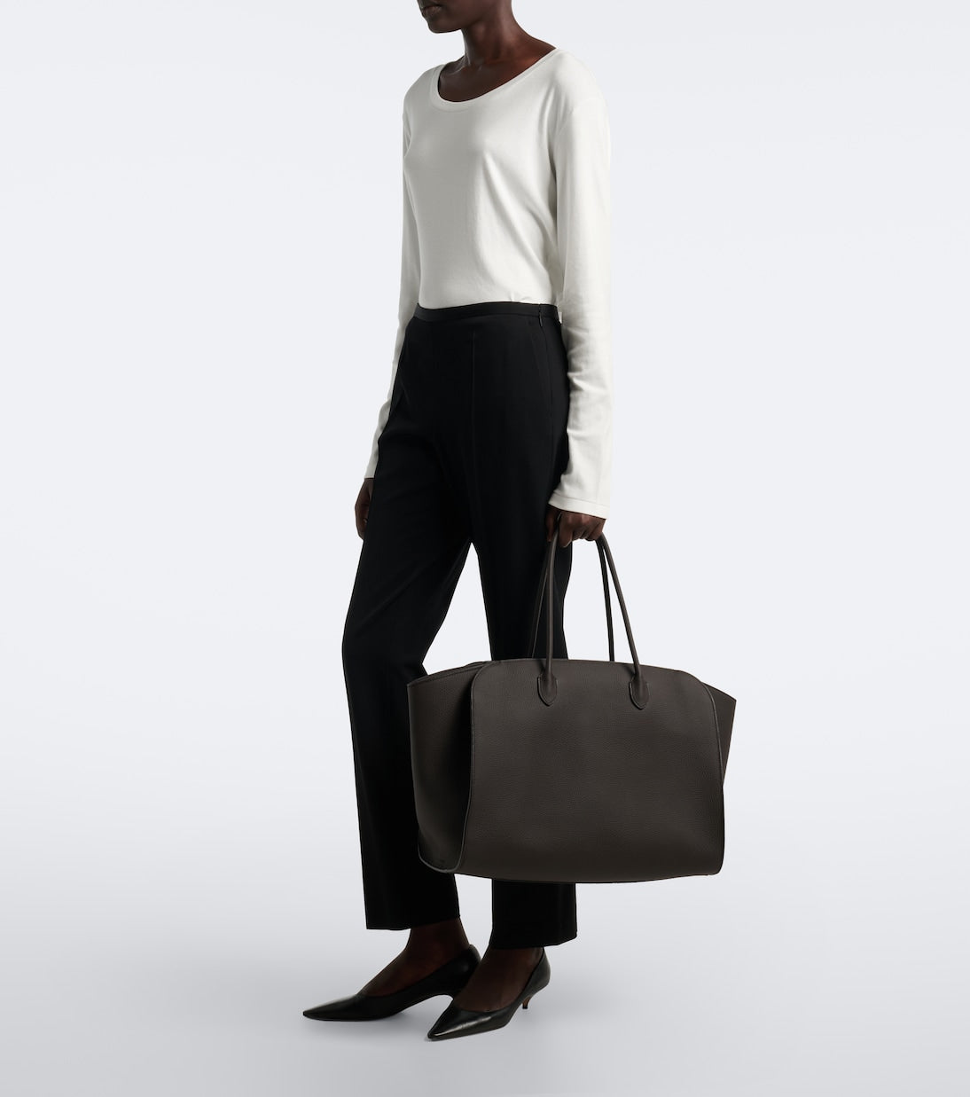The Row - Marlo 17 leather tote bag