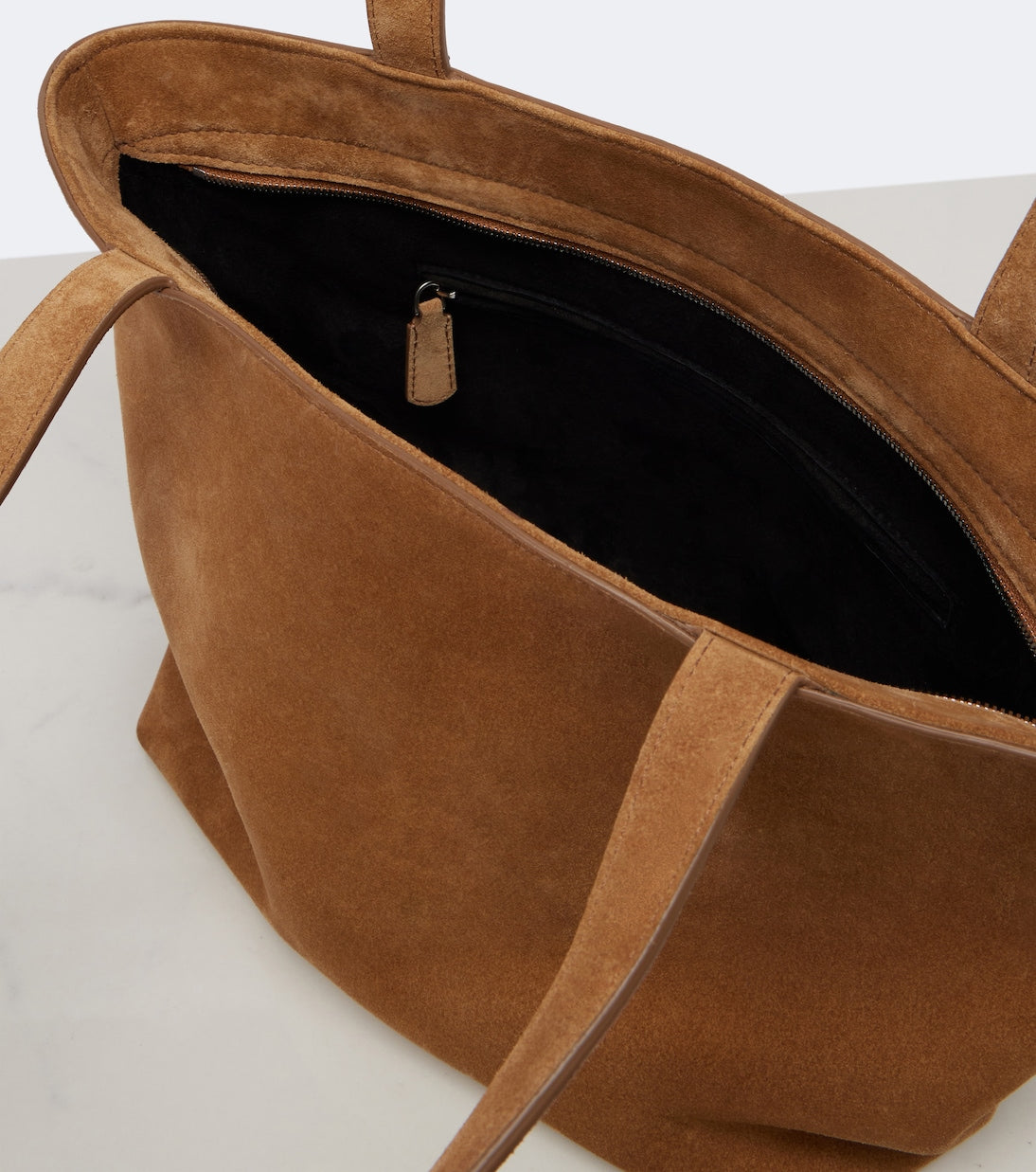 The Row - Parker Medium suede tote bag