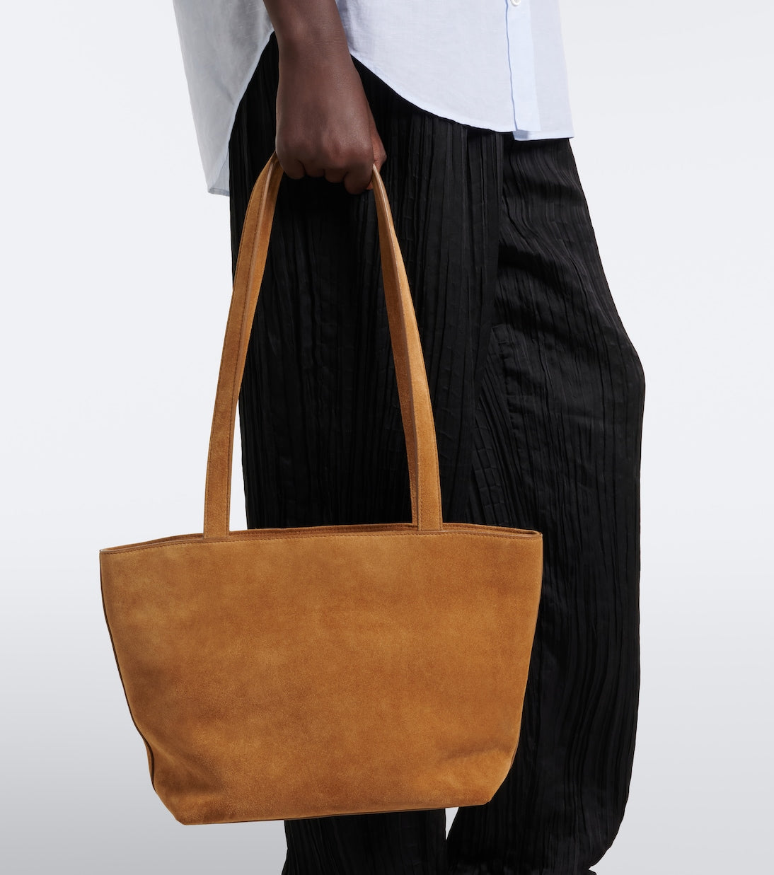 The Row - Parker Medium suede tote bag