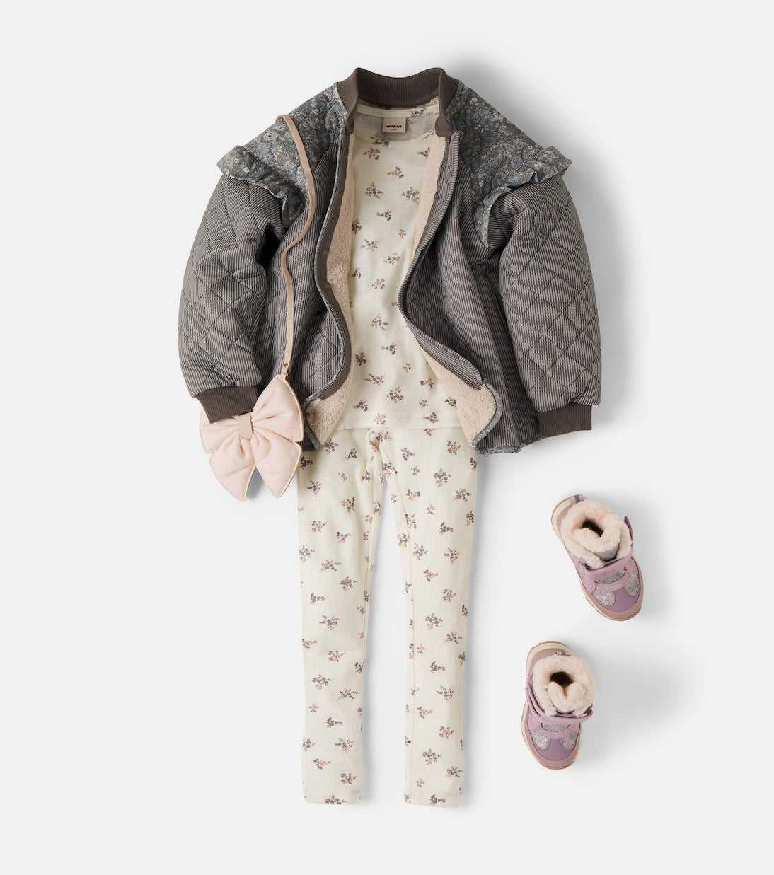 Wheat - Alfie and Agi wool T-shirt and leggings set