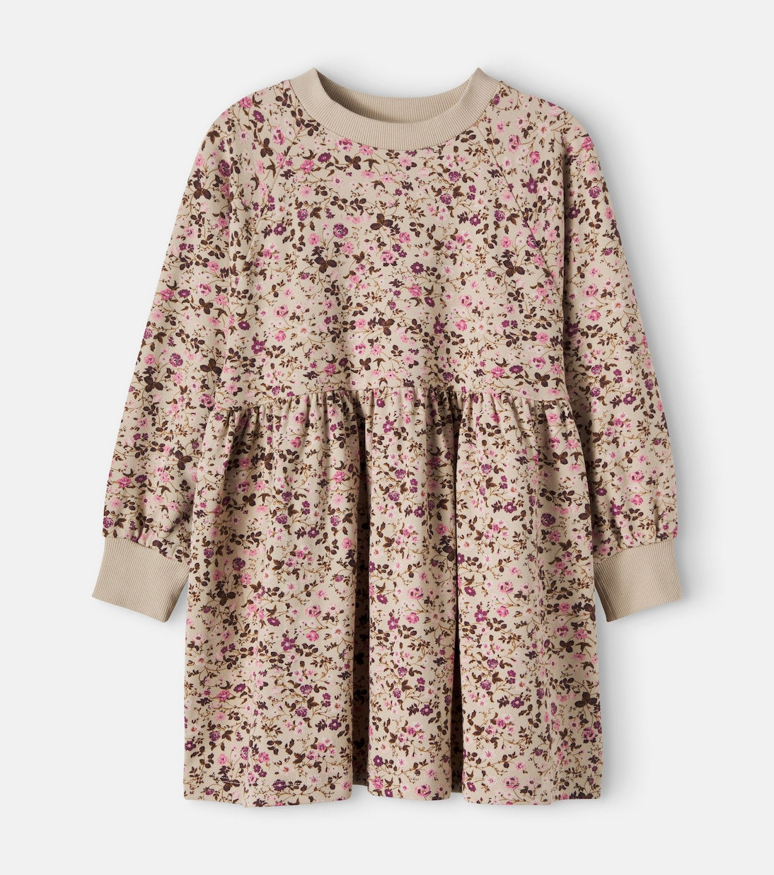 Wheat - Dorthea floral jersey sweatshirt dress