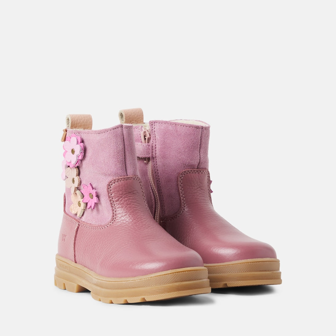 Wheat - Carmen Tex leather and suede boots