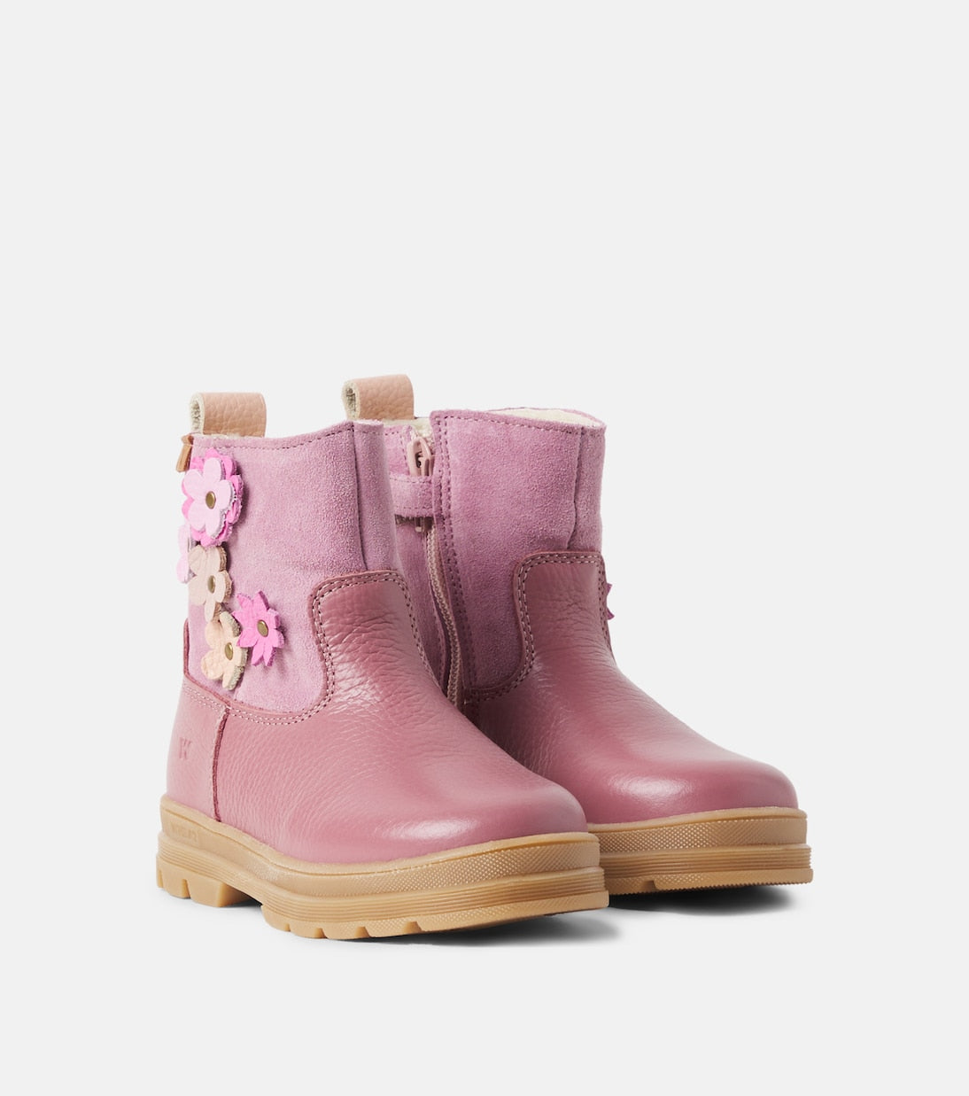 Wheat - Carmen Tex leather and suede boots