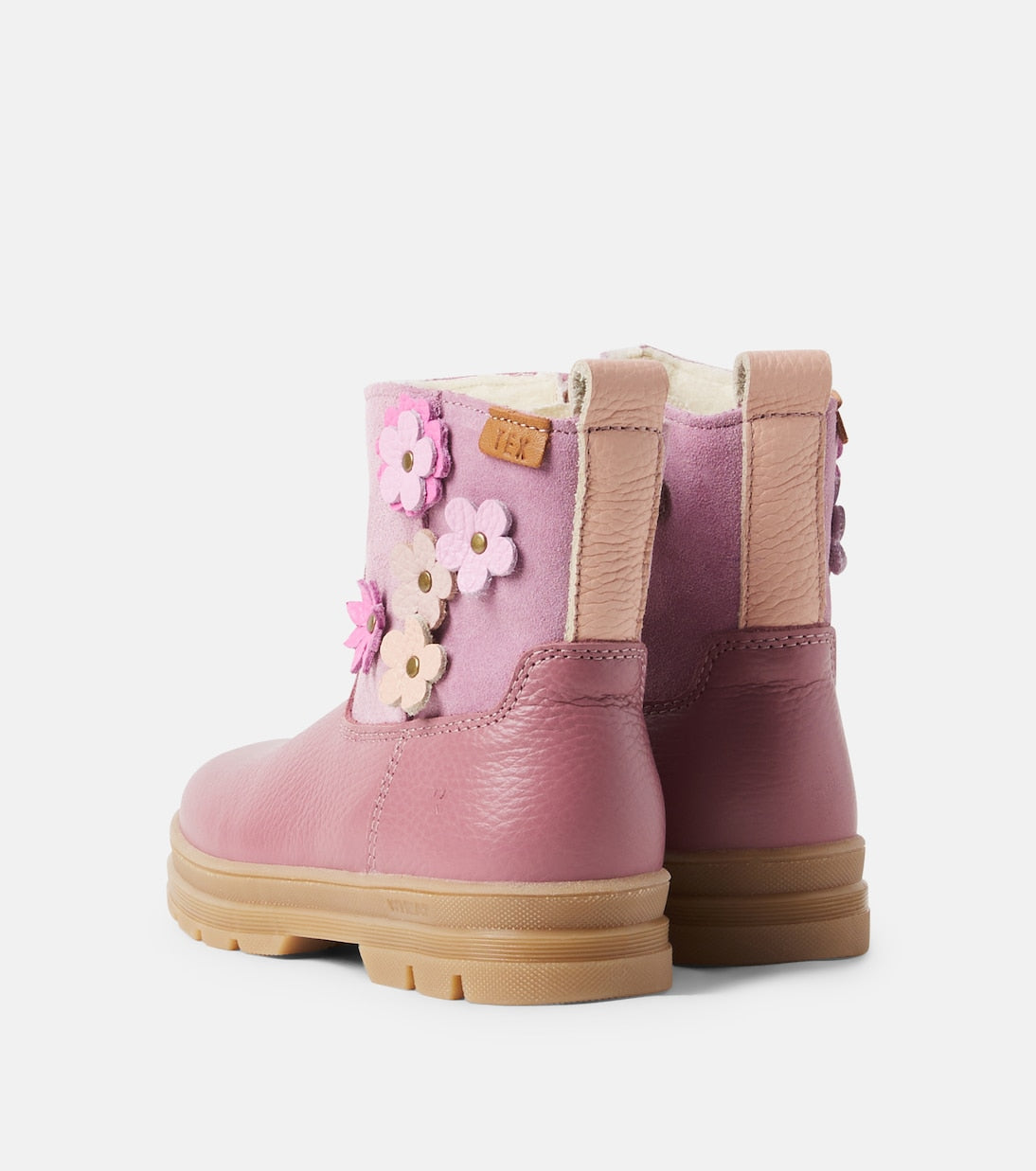 Wheat - Carmen Tex leather and suede boots