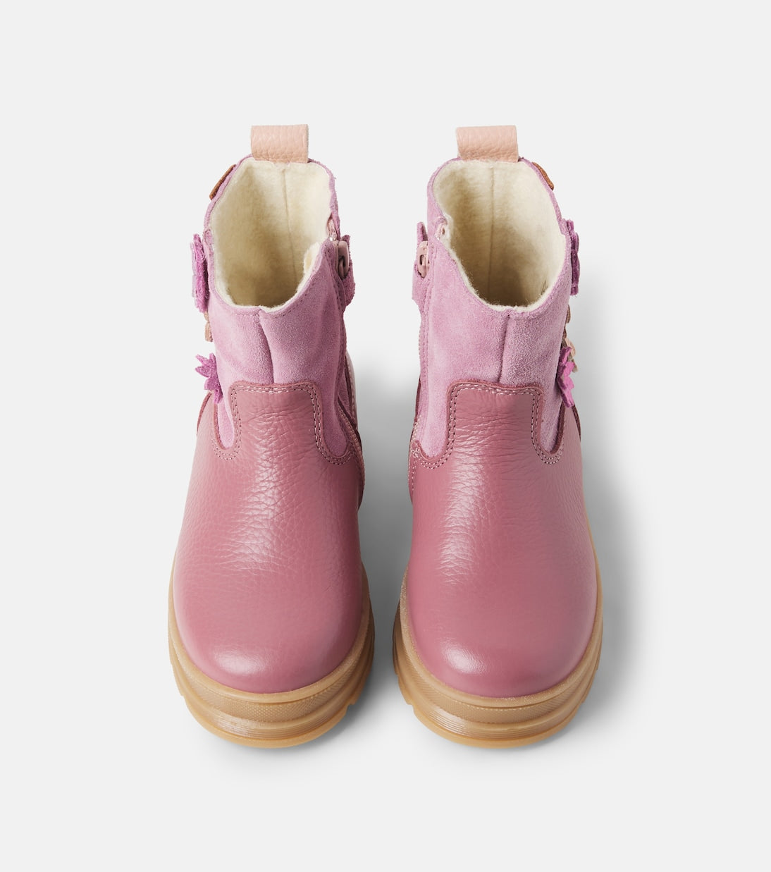 Wheat - Carmen Tex leather and suede boots