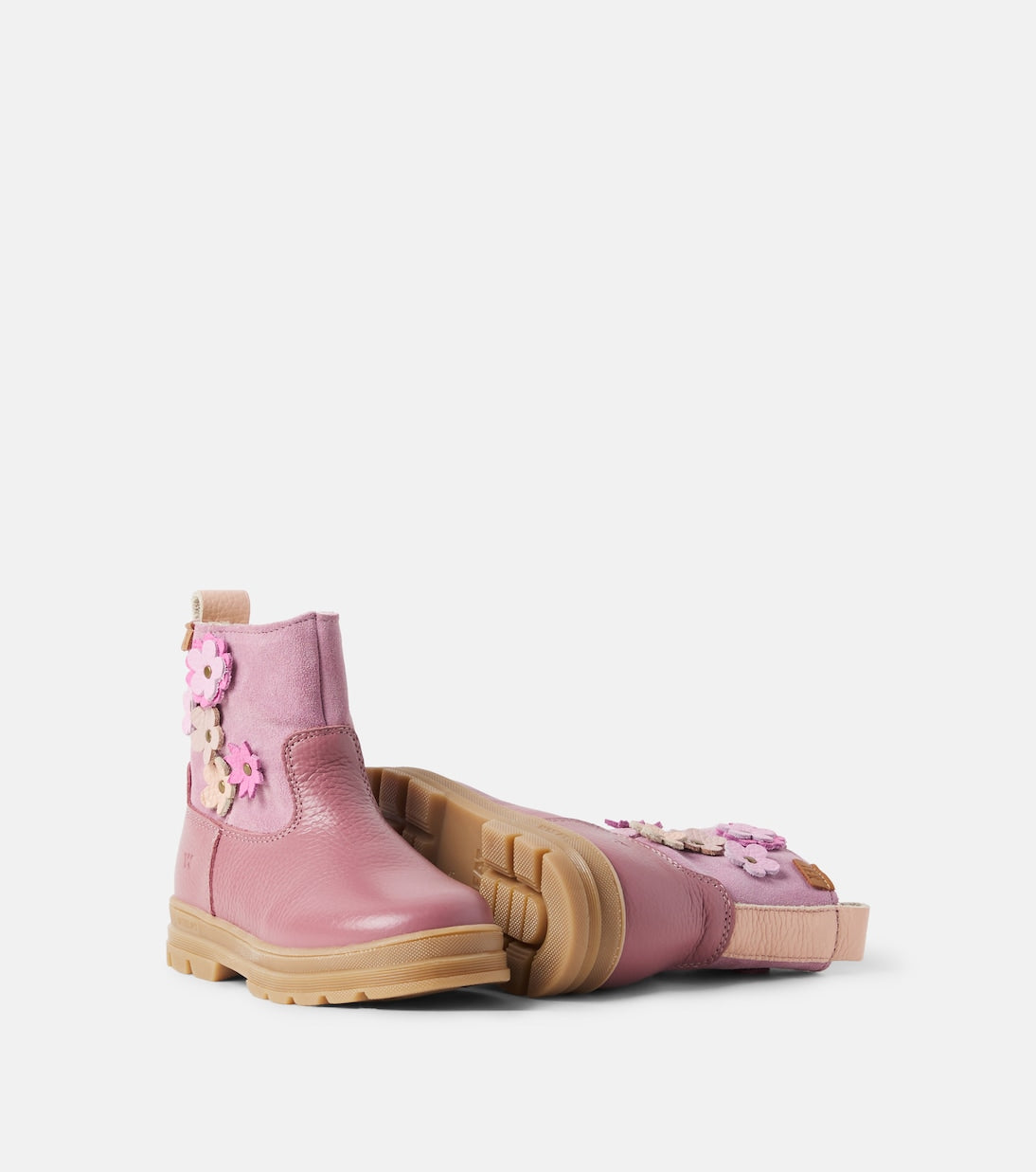 Wheat - Carmen Tex leather and suede boots