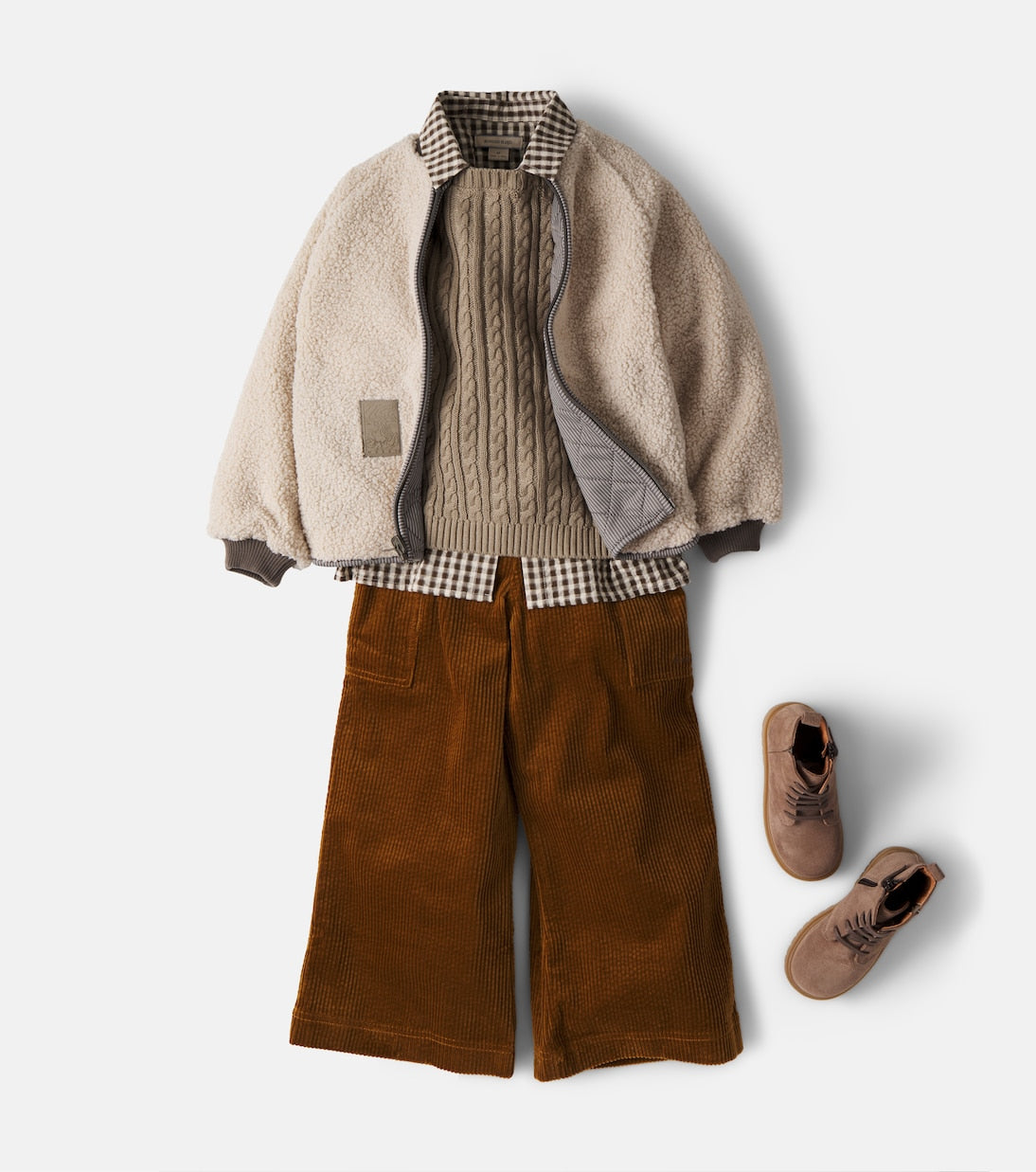 Wheat - Ryder suede lace-up boots