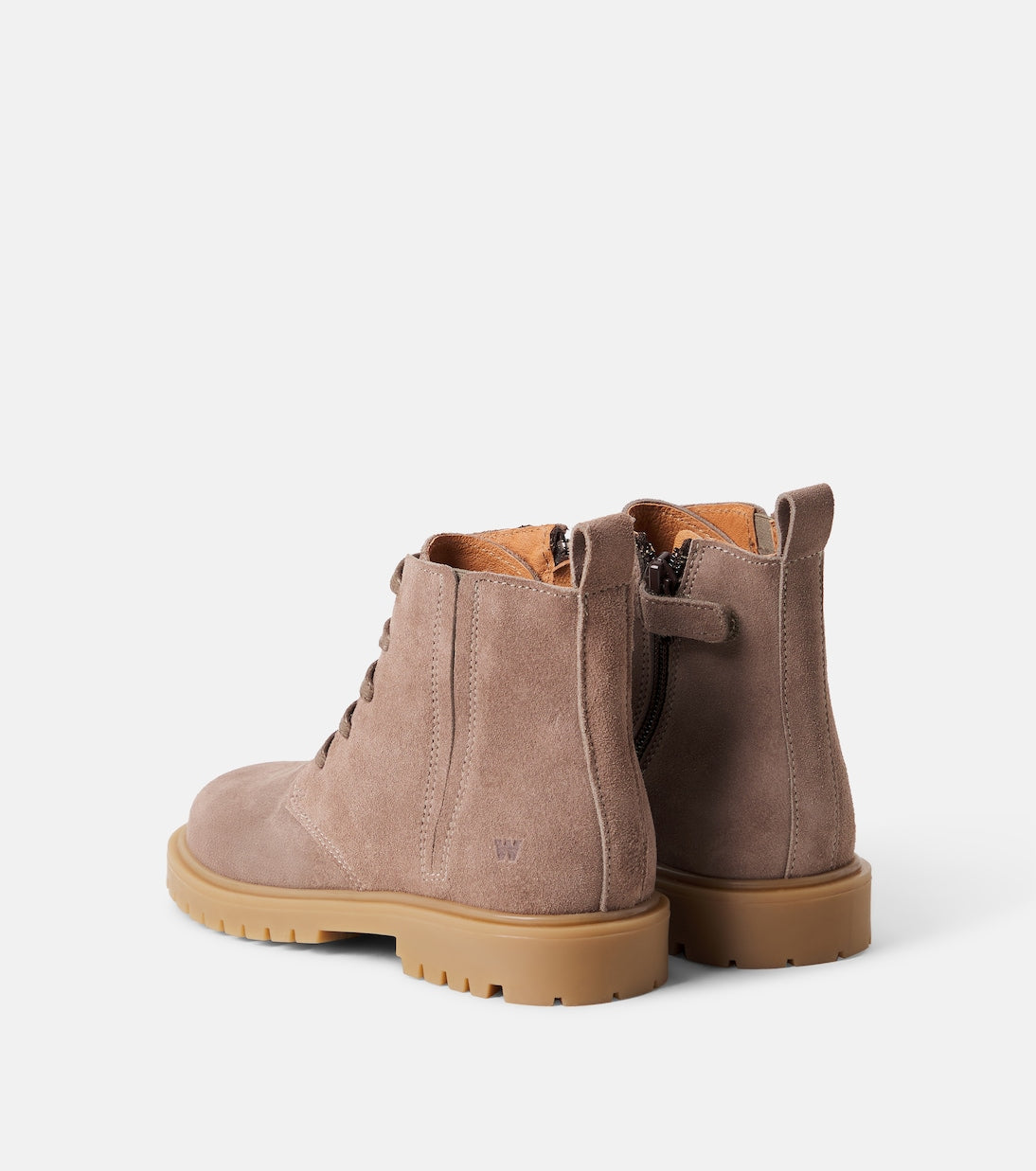 Wheat - Ryder suede lace-up boots