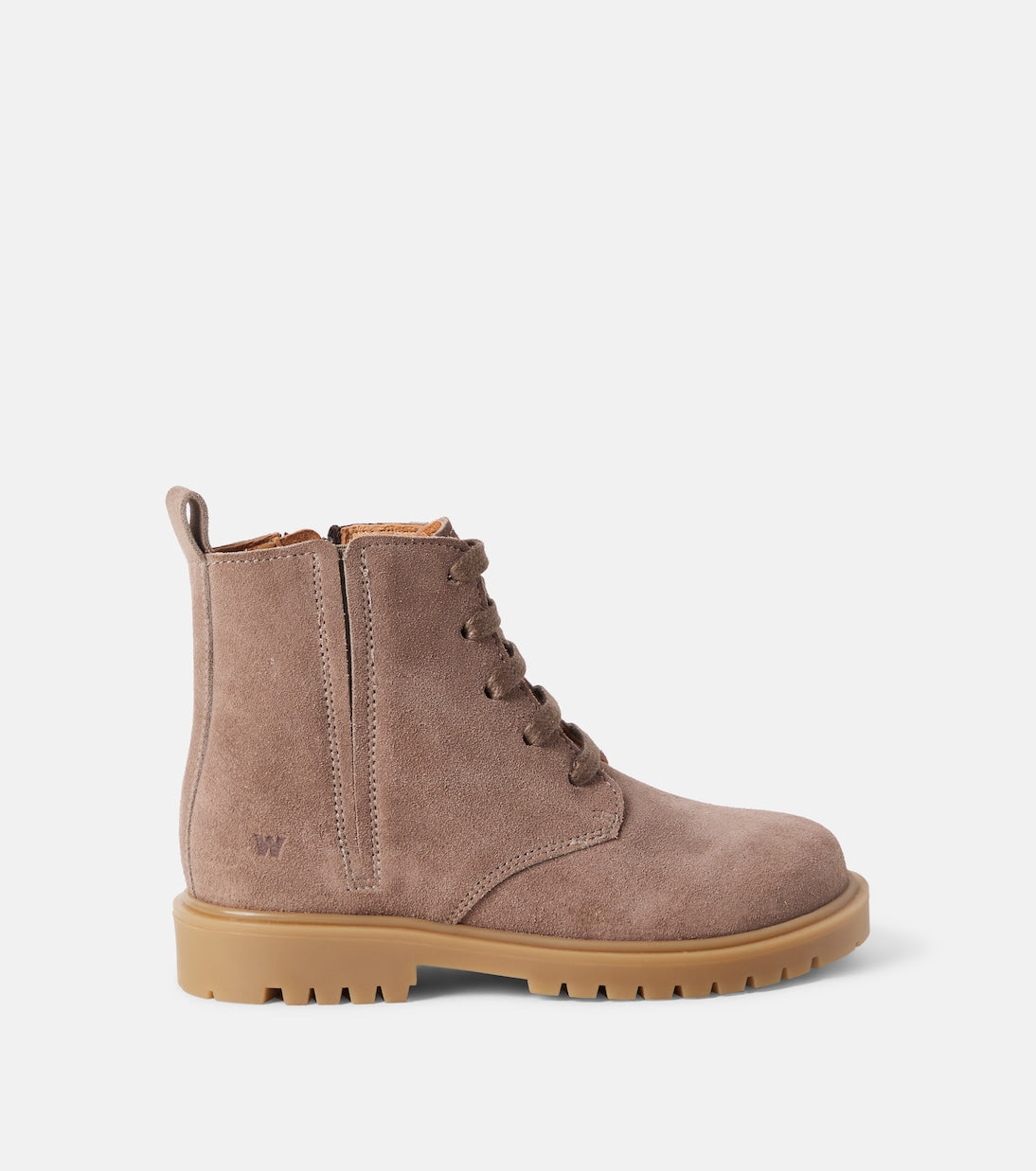Wheat - Ryder suede lace-up boots