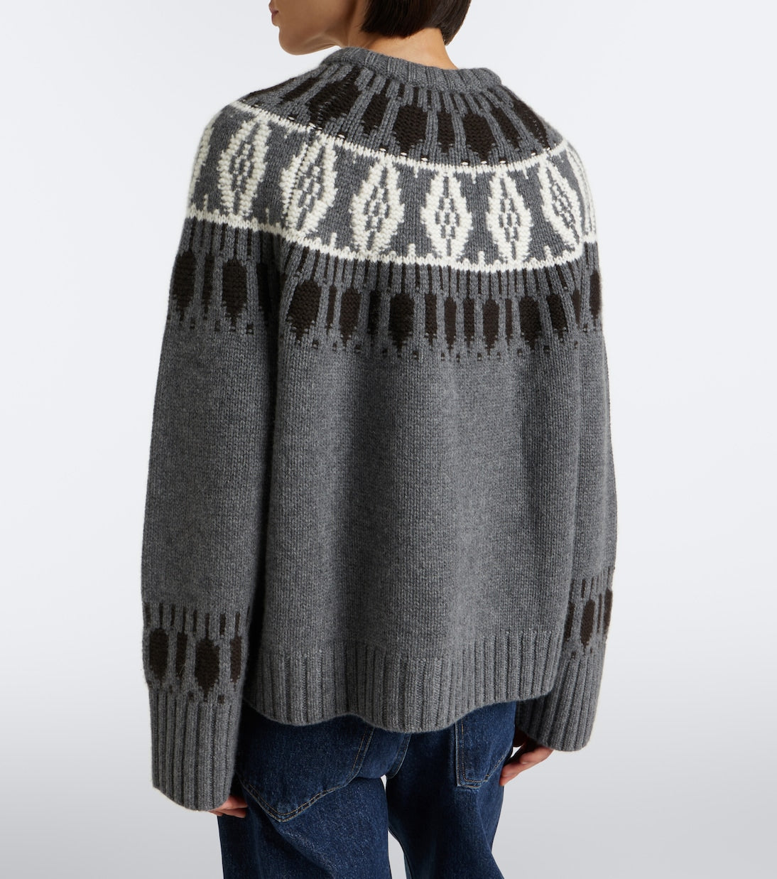 Arch4 - Fair Isle cashmere cardigan