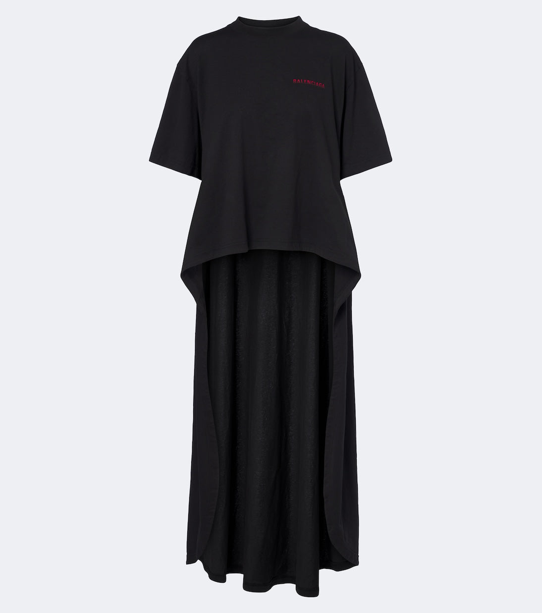Balenciaga - Asymmetric cotton jersey T-shirt