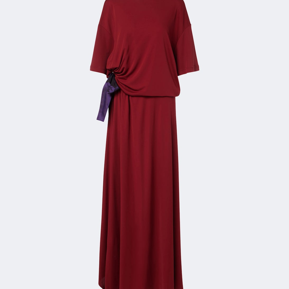 Balenciaga - Bow-detail jersey T-shirt dress