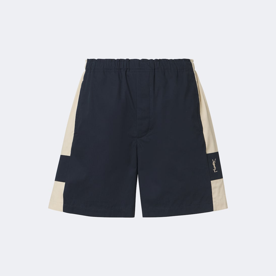 Saint Laurent - Cassandre cotton canvas shorts